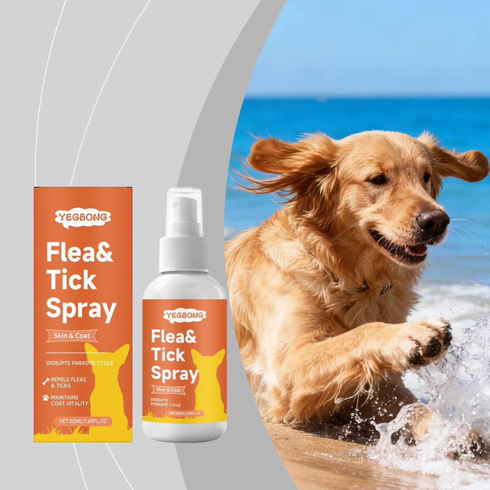 Pet Flea And Tick Prevention Spray For Lasting Protection